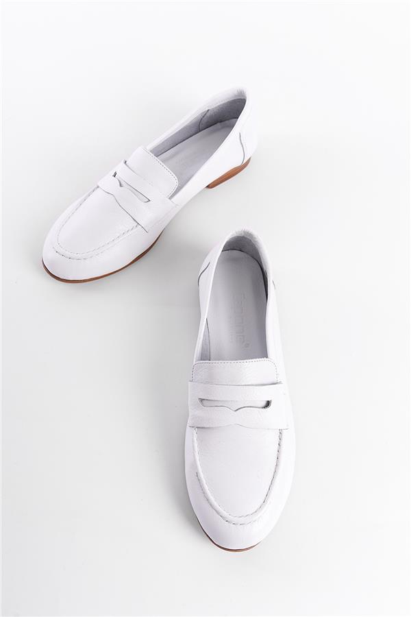 Capone Outfitters 078 Women White Loafer image 2