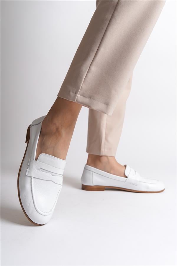 Capone Outfitters 078 Women White Loafer image 6