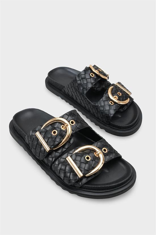 Capone Outfitters 1000 Women Black Sandal image 3