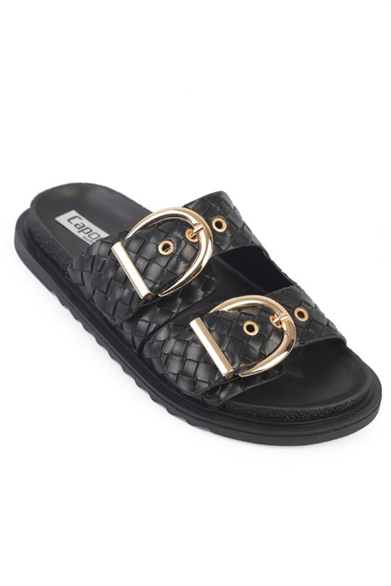 Capone Outfitters 1000 Women Black Sandal
