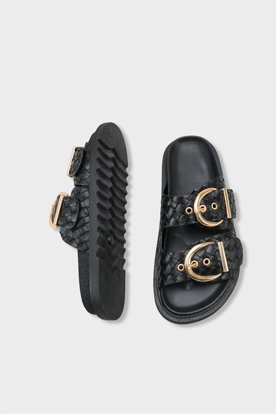 Capone Outfitters 1000 Women Black Sandal image 6