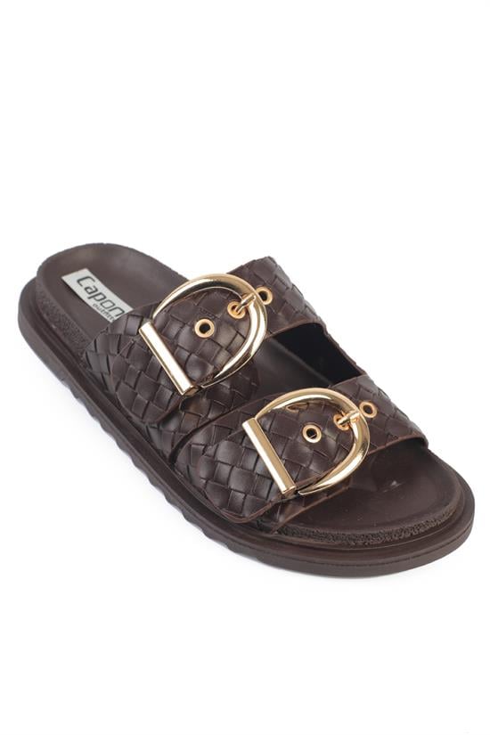 Capone Outfitters 1000 Women Brown Sandal
