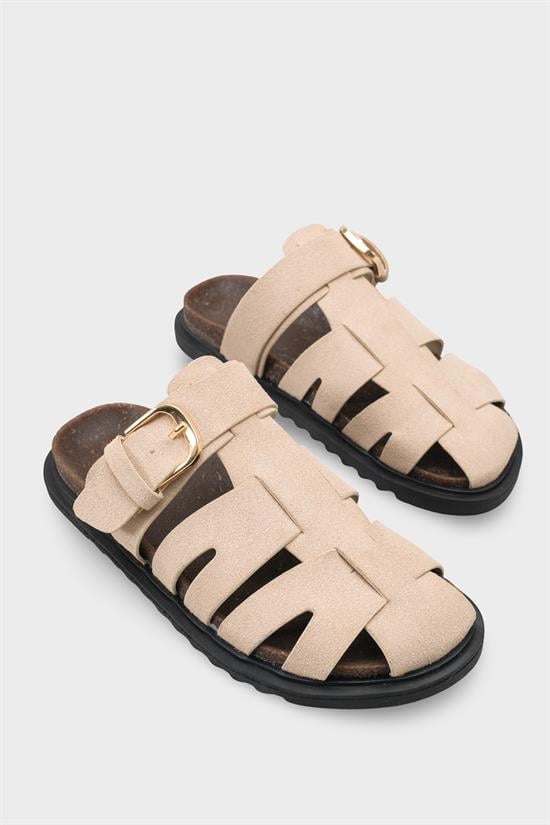 Capone Outfitters 1007 Women Beige Sandal image 3