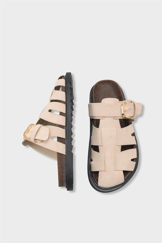 Capone Outfitters 1007 Women Beige Sandal image 6