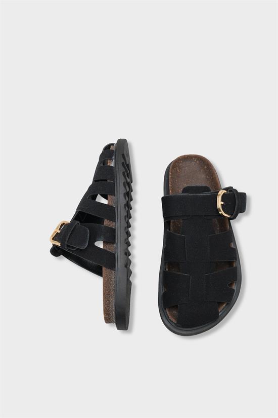 Capone Outfitters 1007 Women Black Sandal image 6