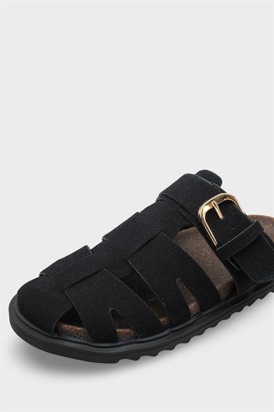 Capone Outfitters 1007 Women Black Sandal image 4