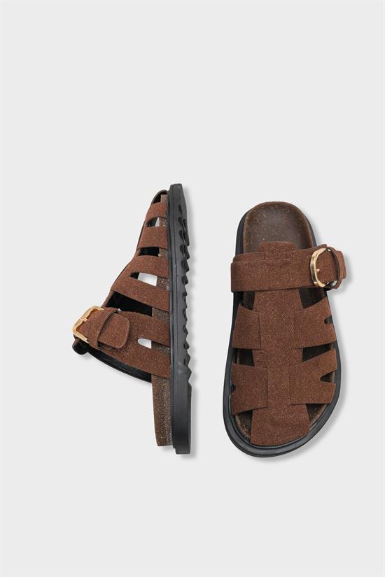 Capone Outfitters 1007 Women Brown Sandal image 6