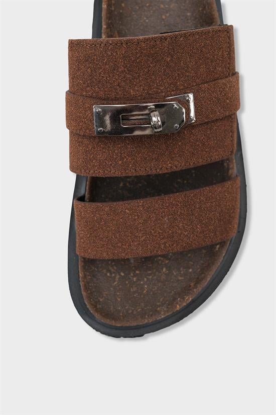 Capone Outfitters 1010 Women Brown Sandal image 4