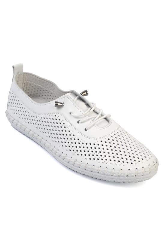 Capone Outfitters 102B Women White Ballerina