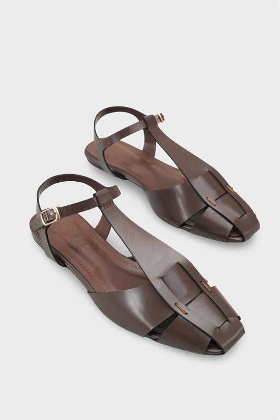 Capone Outfitters 1110 Women Brown Ballerina image 3