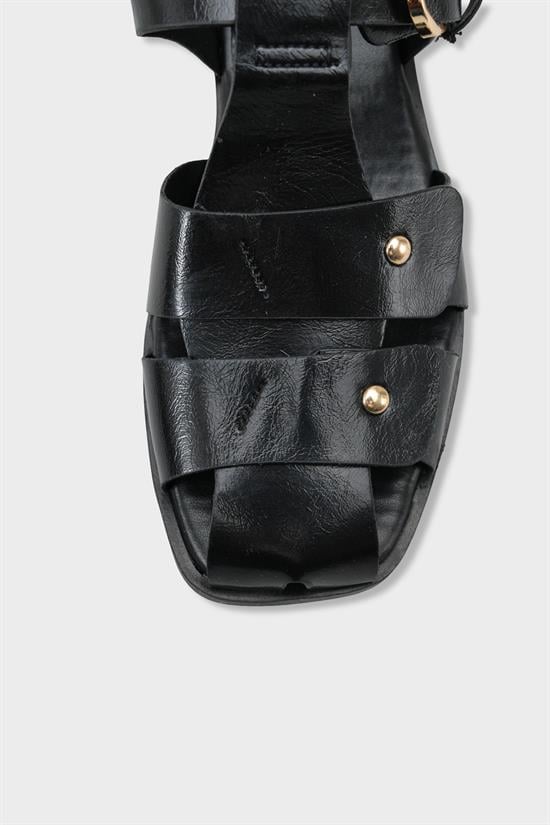 Capone Outfitters 2000 Women Black Sandal image 4