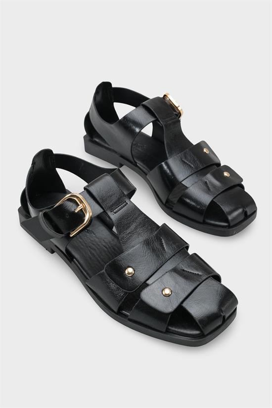 Capone Outfitters 2000 Women Black Sandal image 3