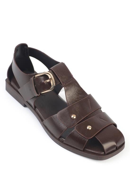 Capone Outfitters 2000 Women Brown Sandal