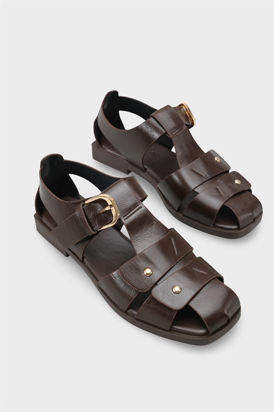 Capone Outfitters 2000 Women Brown Sandal image 3