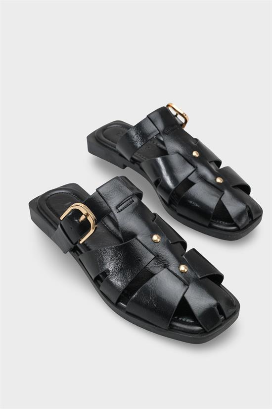 Capone Outfitters 2001 Women Black Sandal image 3