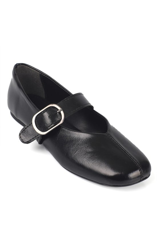 Capone Outfitters 206 Women Black Ballerina