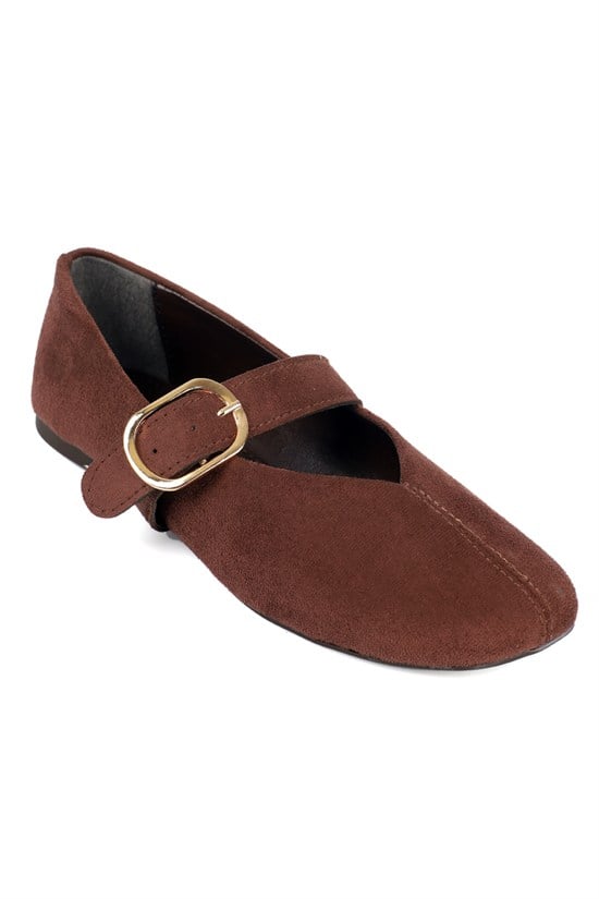Capone Outfitters 206 Women Sued Brown Ballerina