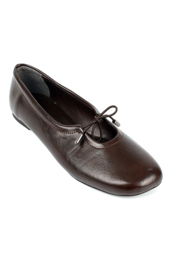 Capone Outfitters 208 Women Brown Ballerina