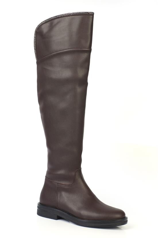 Capone Outfitters 2435 Women Dark Brown Boot