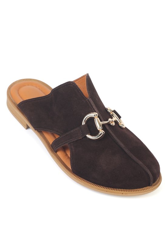 Capone Outfitters 2504 Women Brown Mule