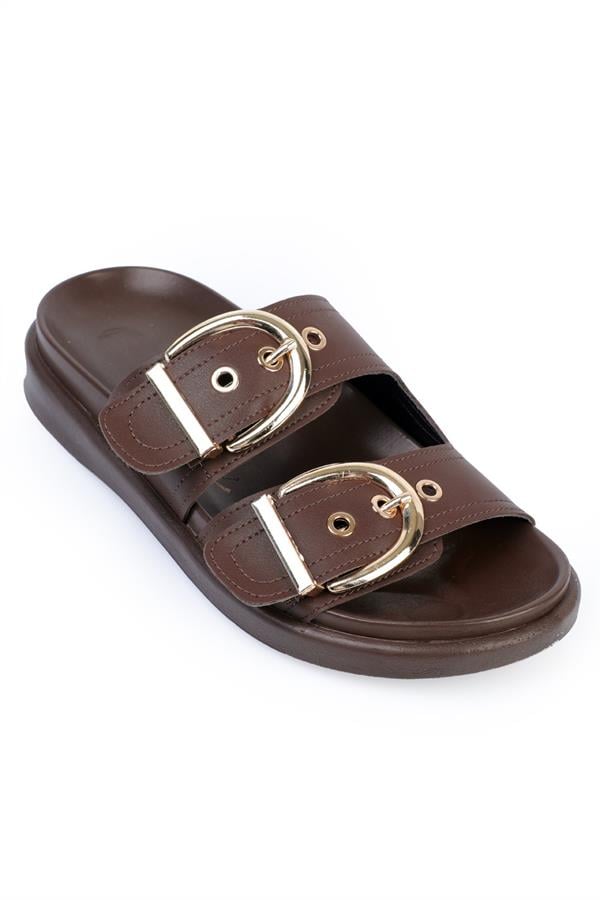 Capone Outfitters 2526 Women Dark Brown Sandal