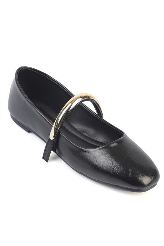 Capone Outfitters 2601 Women Black Ballerina