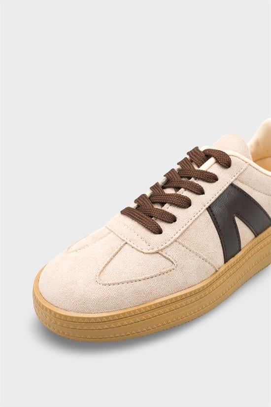 Capone Outfitters 2601 Women Sued Beige Sneaker image 4