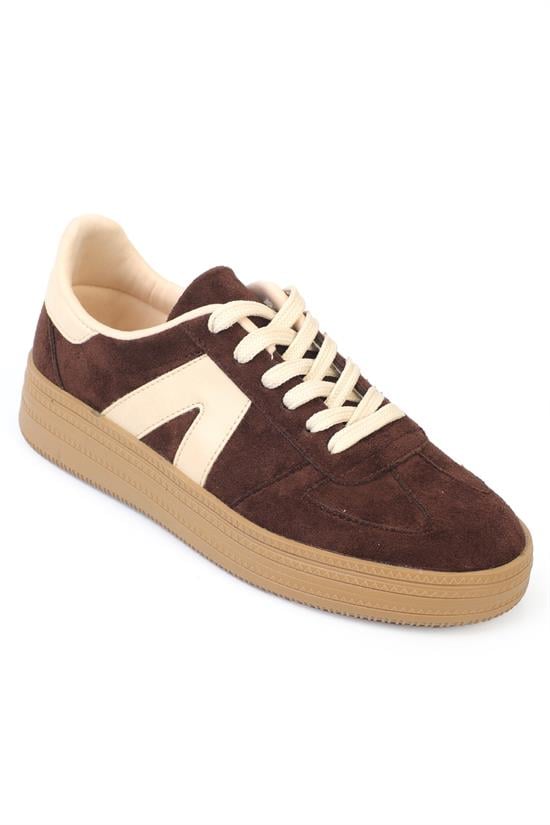 Capone Outfitters 2601 Women Sued Brown Sneaker