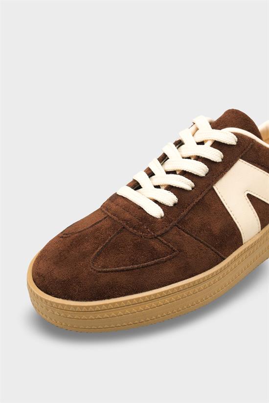 Capone Outfitters 2601 Women Sued Brown Sneaker image 4
