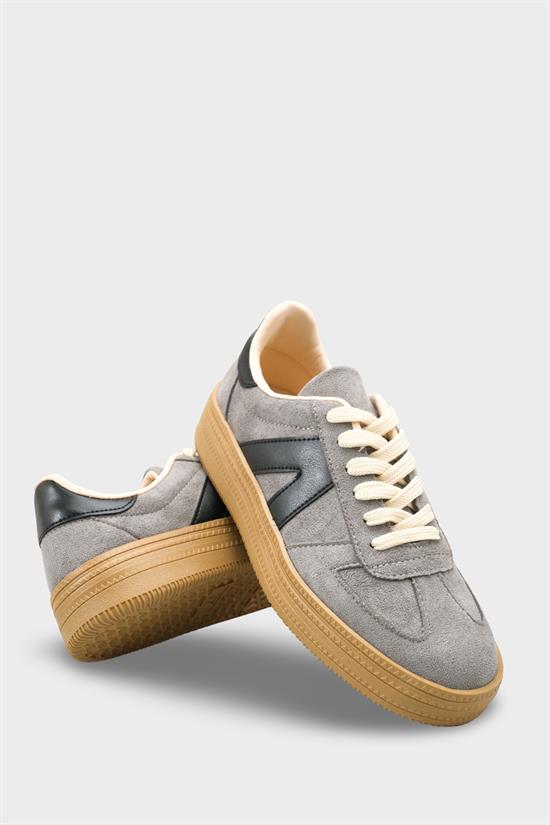 Capone Outfitters 2601 Women Sued Grey Sneaker image 5