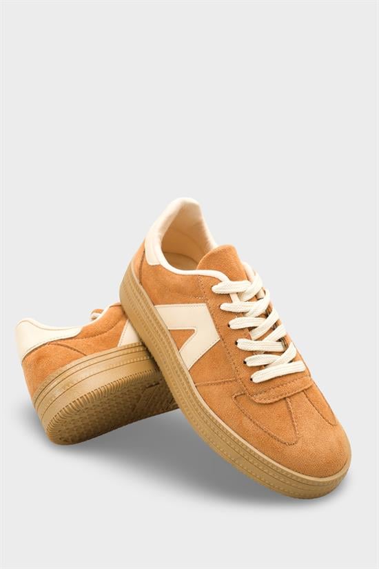 Capone Outfitters 2601 Women Sued Tan Sneaker image 5