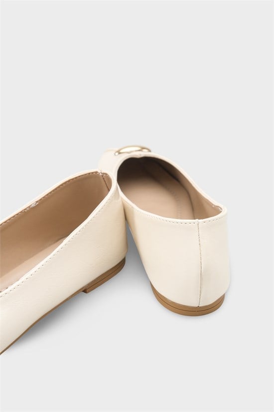 Capone Outfitters 2602 Women Beige Ballerina image 6