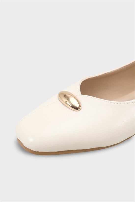 Capone Outfitters 2602 Women Beige Ballerina image 5