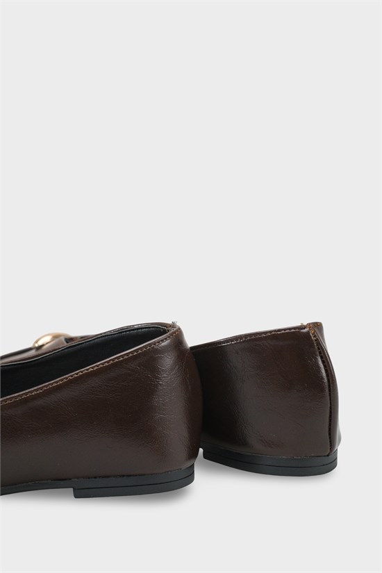Capone Outfitters 2602 Women Brown Ballerina image 4
