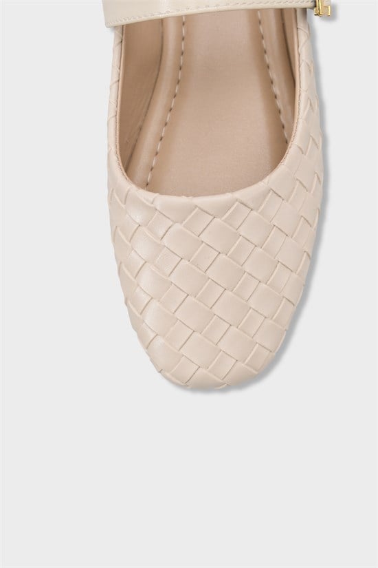 Capone Outfitters 2604 Women Beige Ballerina image 3
