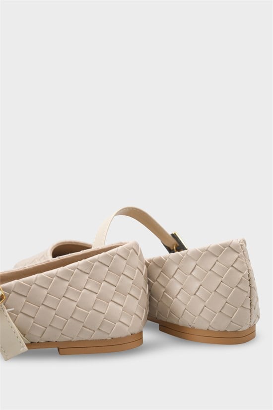 Capone Outfitters 2604 Women Beige Ballerina image 6
