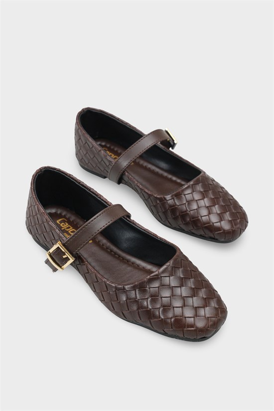 Capone Outfitters 2604 Women Brown Ballerina image 2