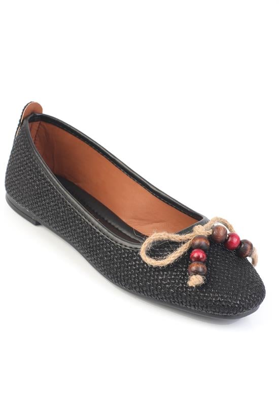 Capone Outfitters 2605 Women Black Ballerina