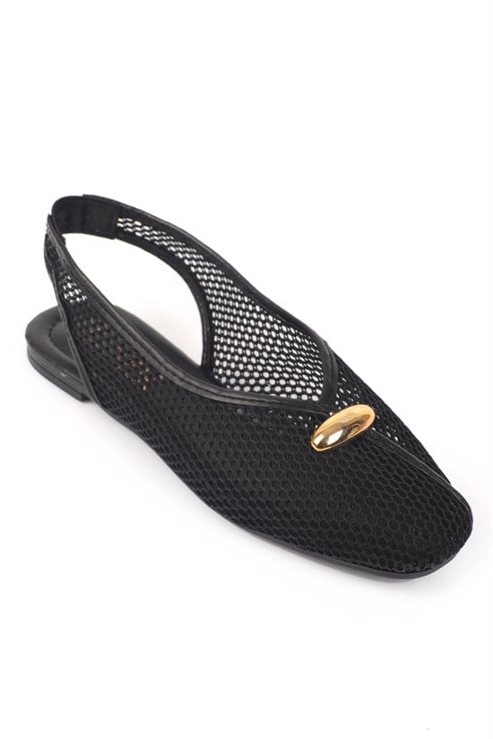 Capone Outfitters 2607 Women Black Ballerina