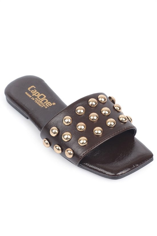 Capone Outfitters 2641 Women Brown Sandal