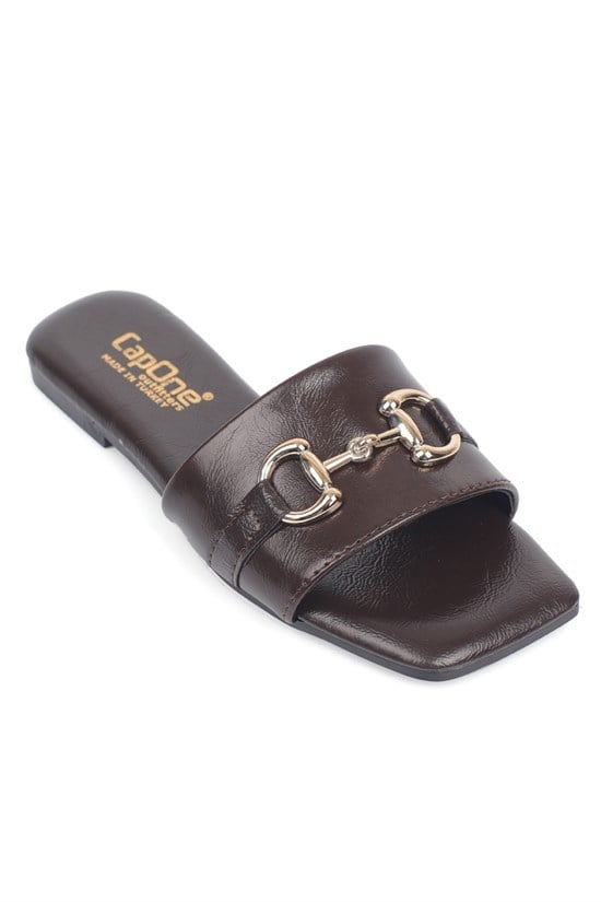 Capone Outfitters 2642 Women Brown Sandal