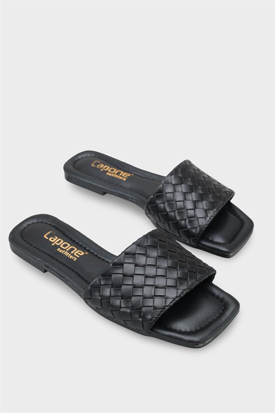 Capone Outfitters 2643 Women Black Sandal image 3