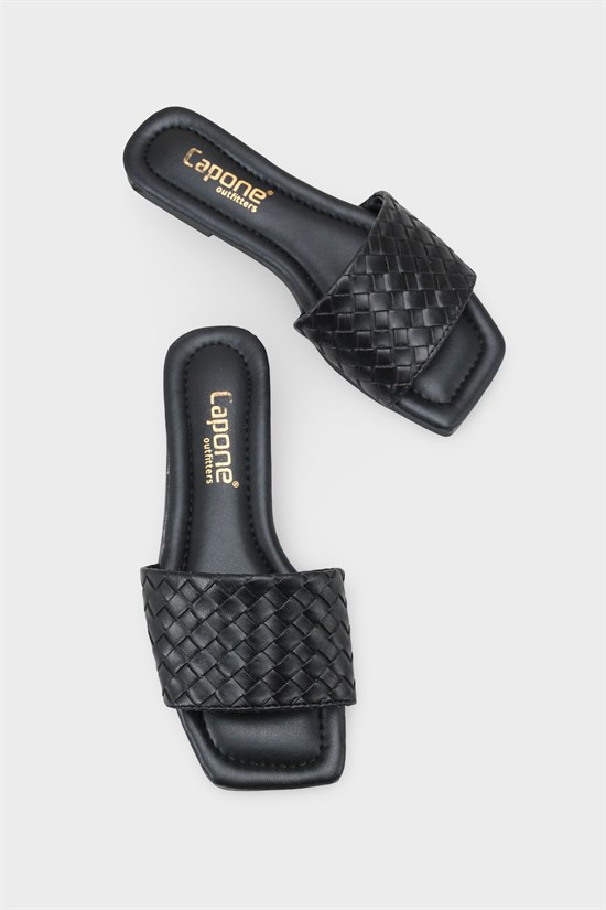 Capone Outfitters 2643 Women Black Sandal image 4