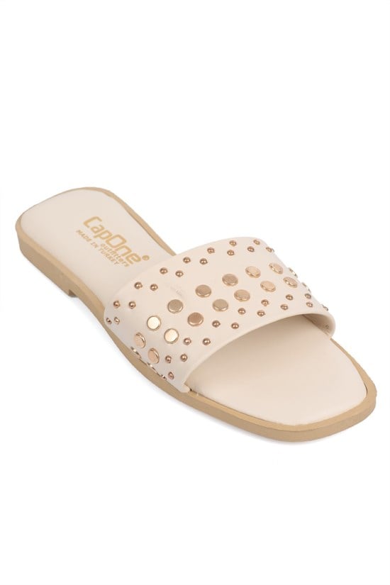 Capone Outfitters 2644 Women Beige Sandal