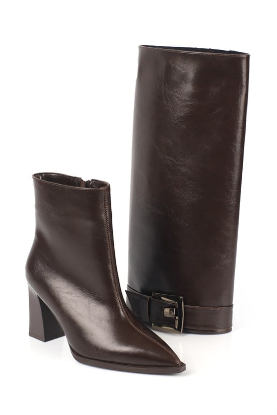 Capone Outfitters 2720 Women Brown High Boot