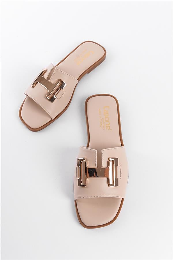 Capone Outfitters 2914 Women Beige Sandal image 4