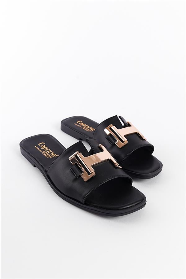 Capone Outfitters 2914 Women Black Sandal