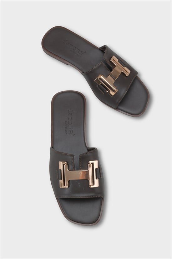 Capone Outfitters 2914 Women Brown Sandal image 4