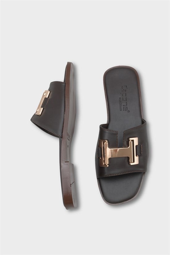 Capone Outfitters 2914 Women Brown Sandal image 5