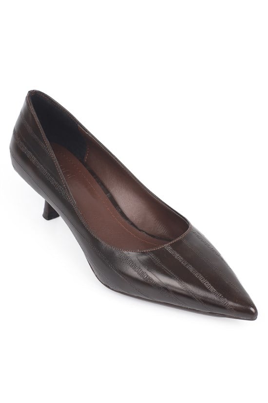 Capone Outfitters 292 Women Brown Stiletto